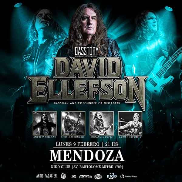 Flyer de David Ellefson