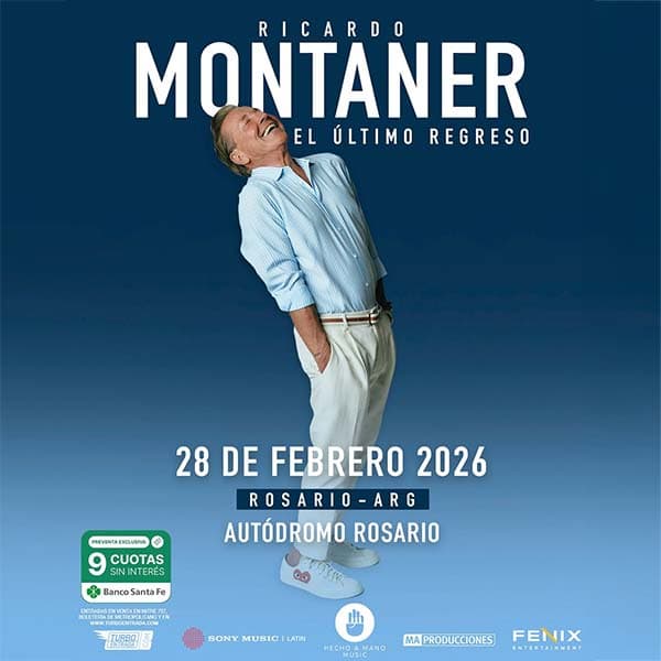Flyer de Ricardo Montaner