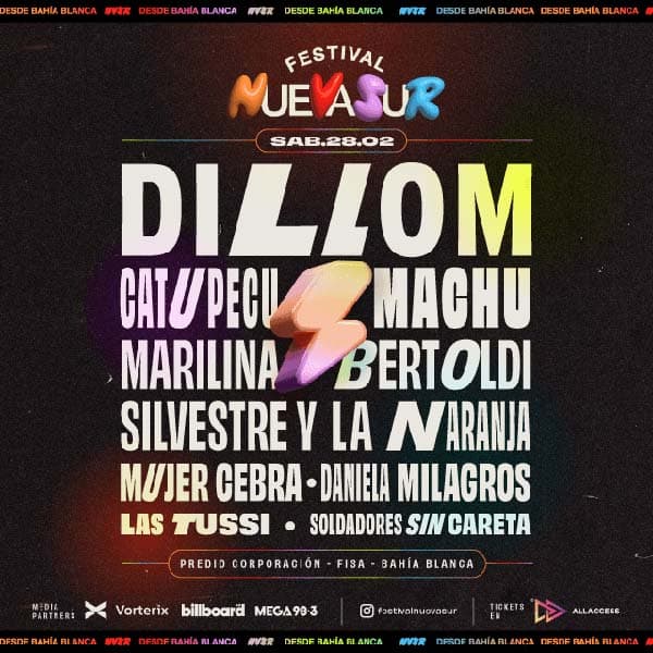 Flyer de Festival Nueva Sur