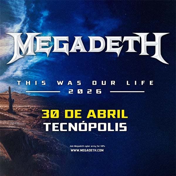 Flyer de Megadeth