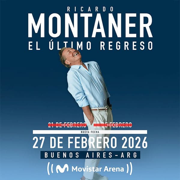 Flyer de Ricardo Montaner
