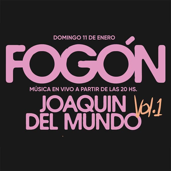 Flyer de Joaquín del Mundo