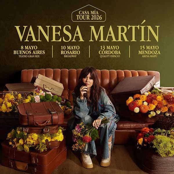 Flyer de Vanesa Martín