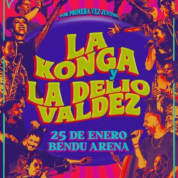 Flyer de La K'onga, La Delio valdez