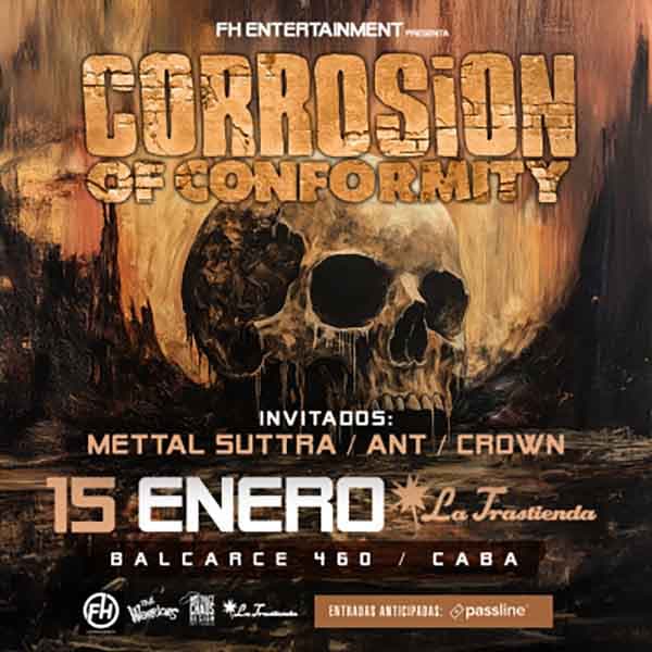 Flyer de Corrosion Of Conformity