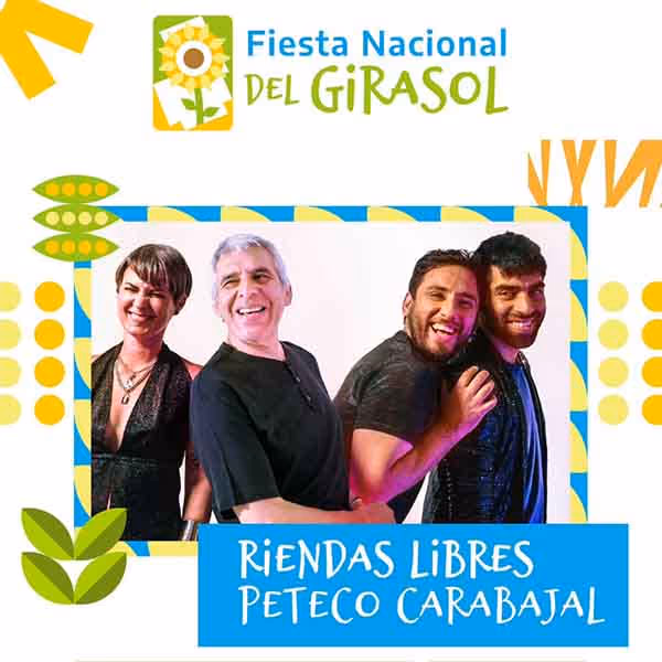 Flyer de Fiesta Nacional del Girasol