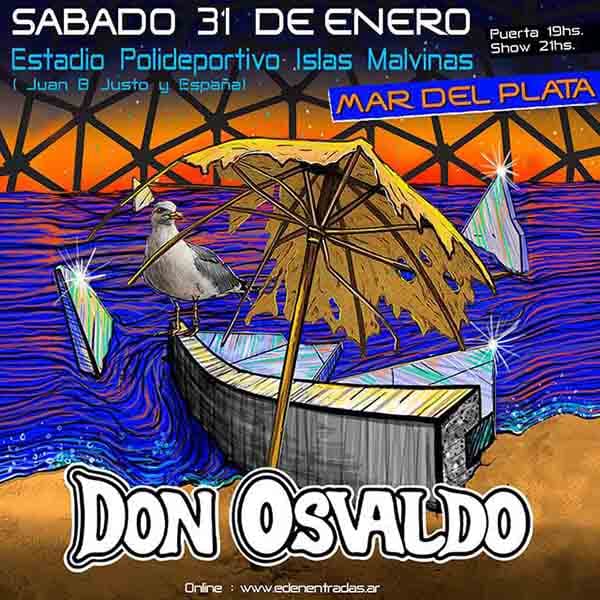 Flyer de Don Osvaldo