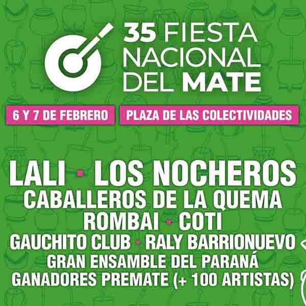 Flyer de Fiesta Nacional del Mate
