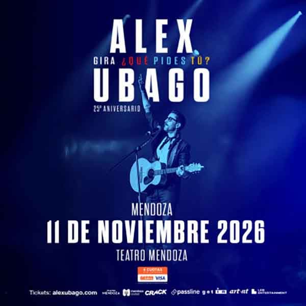 Flyer de Alex Ubago