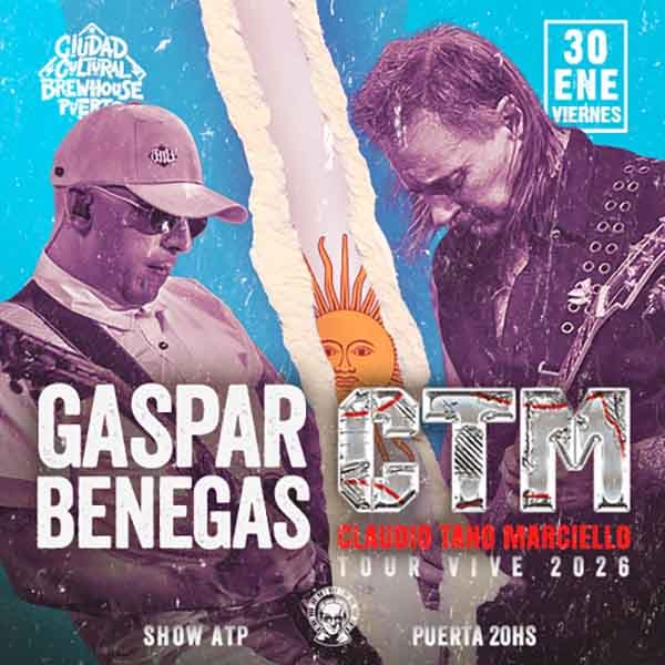Flyer de Gaspar Benegas, CTM