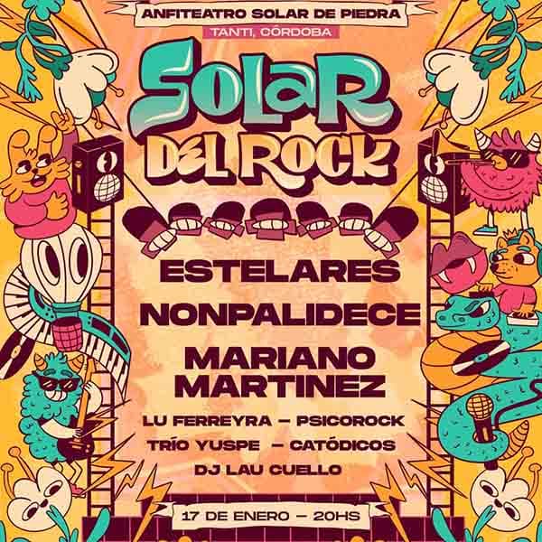 Flyer de Solar del Rock