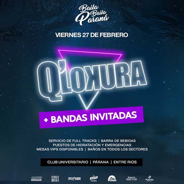 Flyer de Q' Lokura