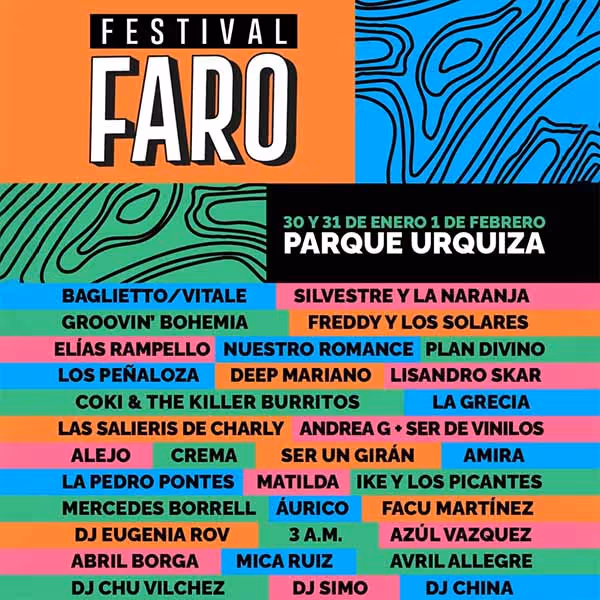 Flyer de Festival Faro