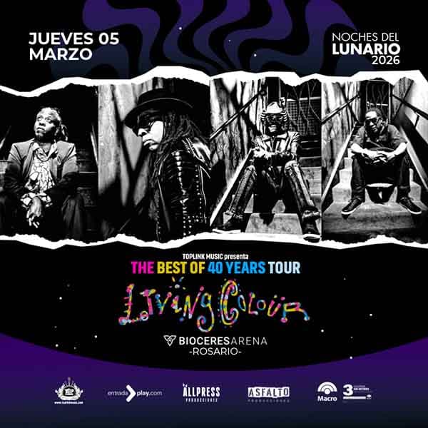 Flyer de Living Colour