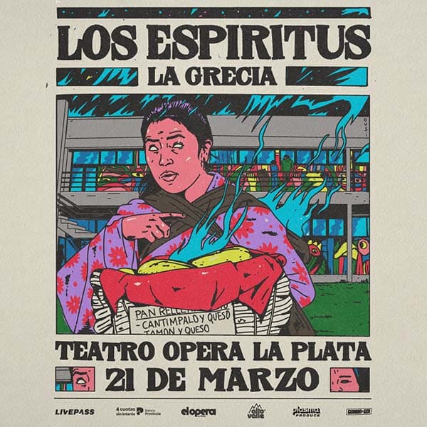 Flyer de Los Espíritus