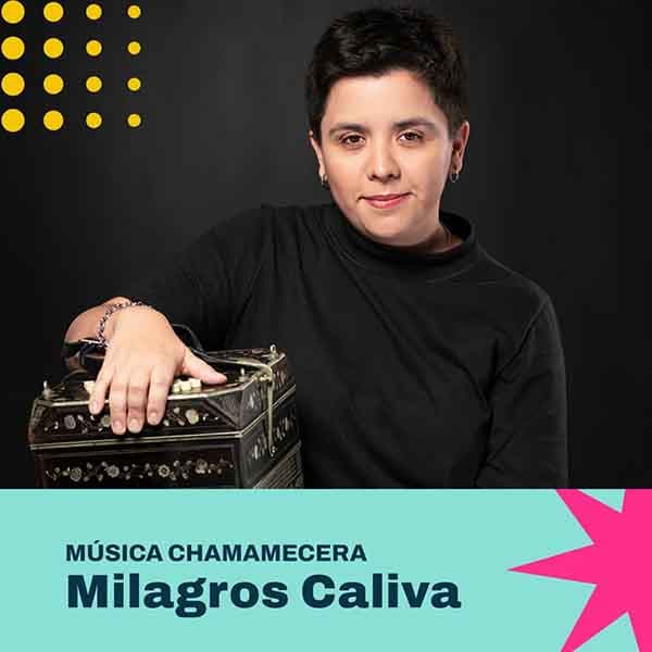 Flyer de Milagros Caliva