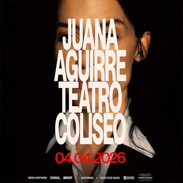 Flyer de Juana Aguirre