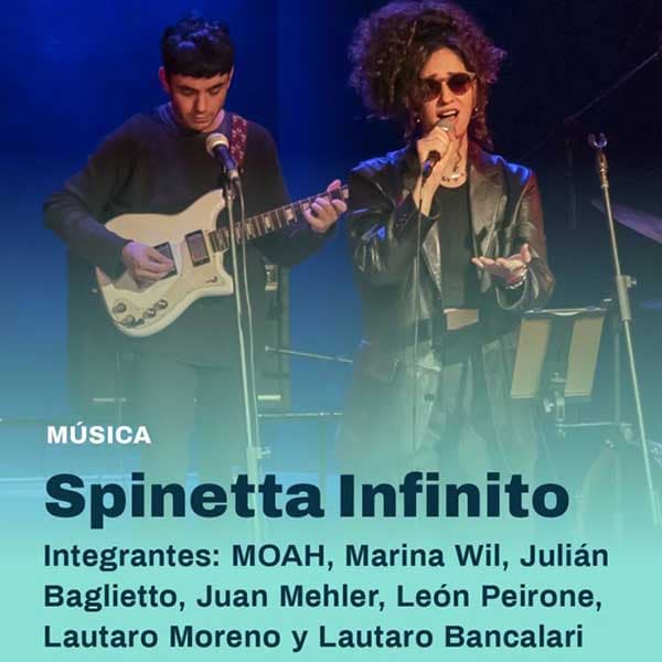Flyer de Spinetta Infinito