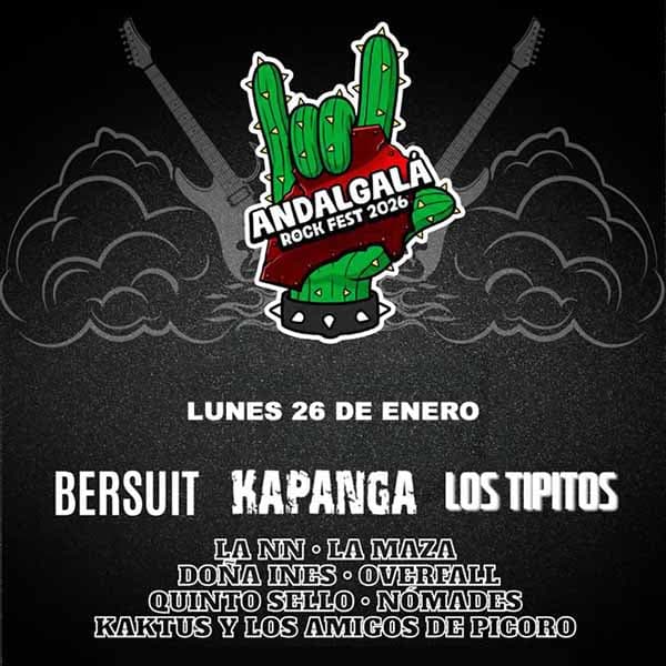 Flyer de Andalgalá Rock Fest