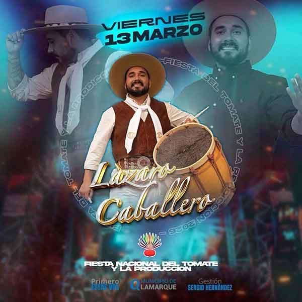 Flyer de Fiesta del Tomate y la Producción