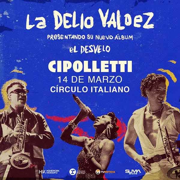 Flyer de La Delio Valdez