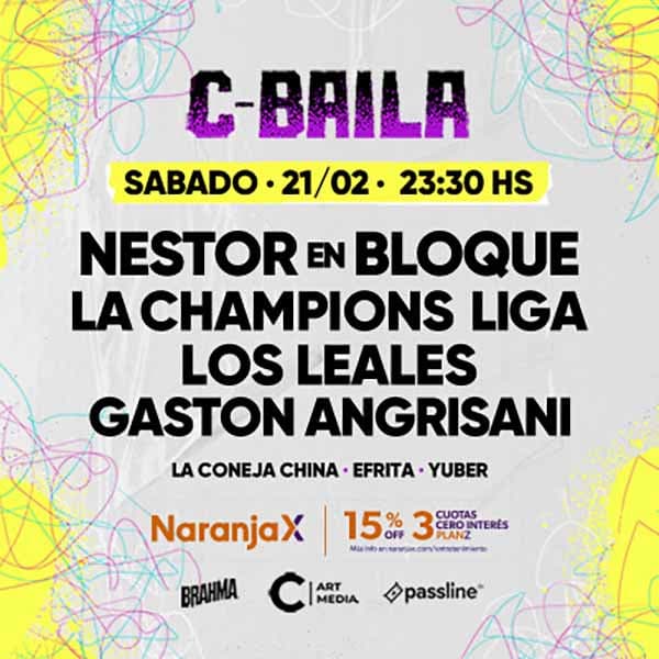 Flyer de C-Baila
