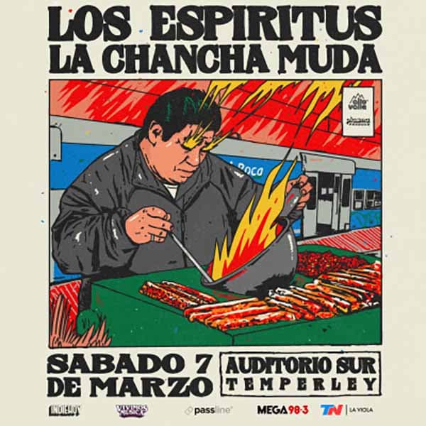 Flyer de Los Espíritus, La Chancha Muda