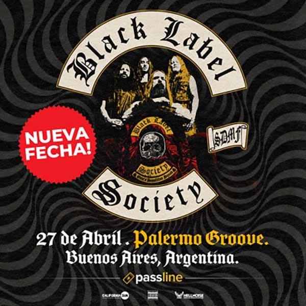 Flyer de Black Label Society