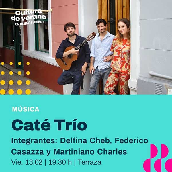 Flyer de Caté Trío