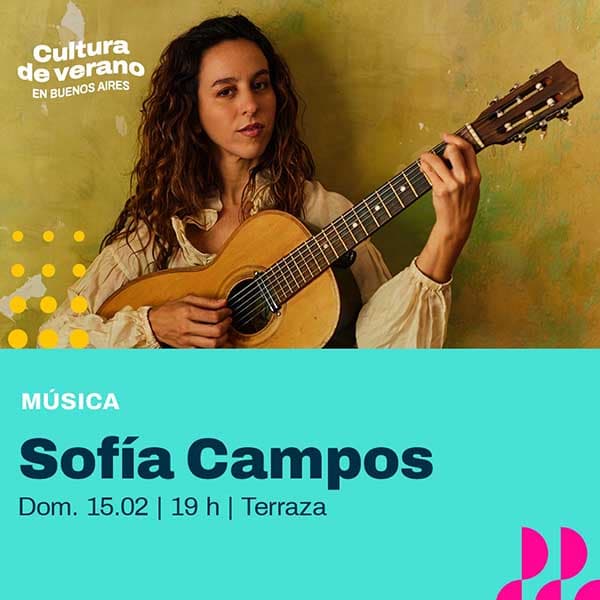 Flyer de Sofía Campos