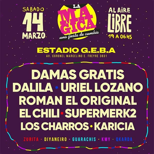Flyer de La Mágica