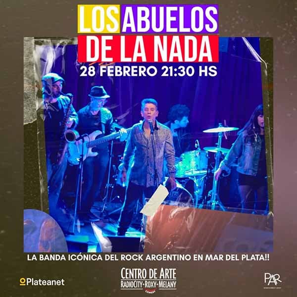 Flyer de Los Abuelos de la Nada