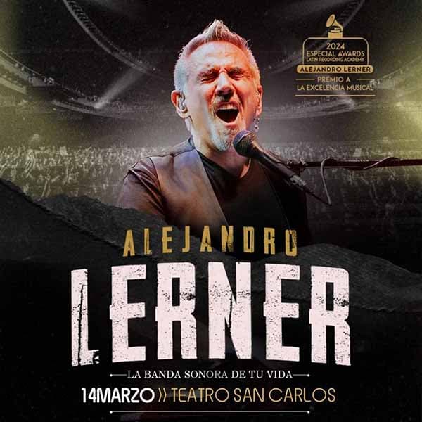 Flyer de Alejandro Lerner