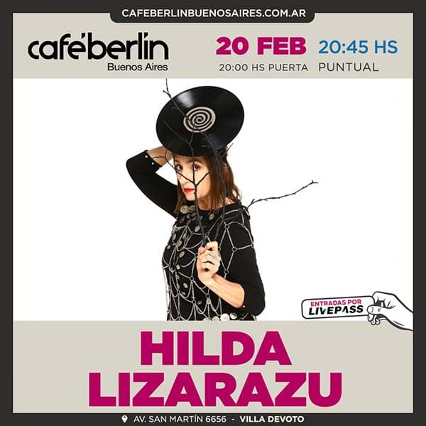 Flyer de Hilda Lizarazu