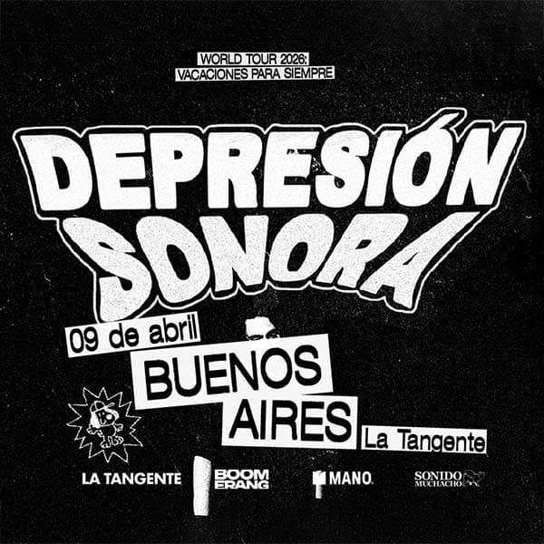 Flyer de Depresión Sonora