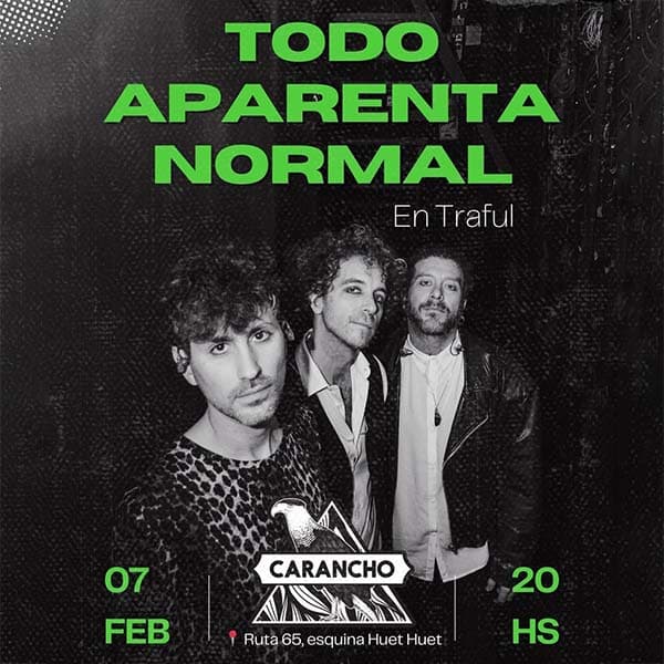 Flyer de Todo Aparenta Normal