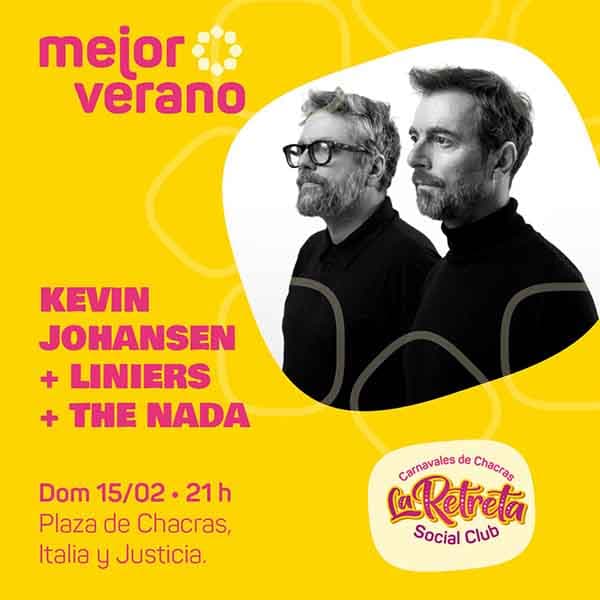 Flyer de Kevin Johansen, Liniers