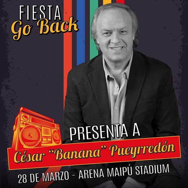 Flyer de César "Banana" Pueyrredón