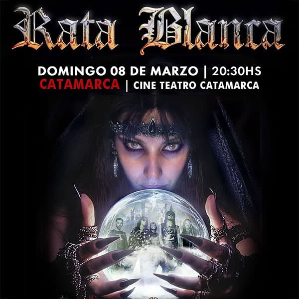 Flyer de Rata Blanca