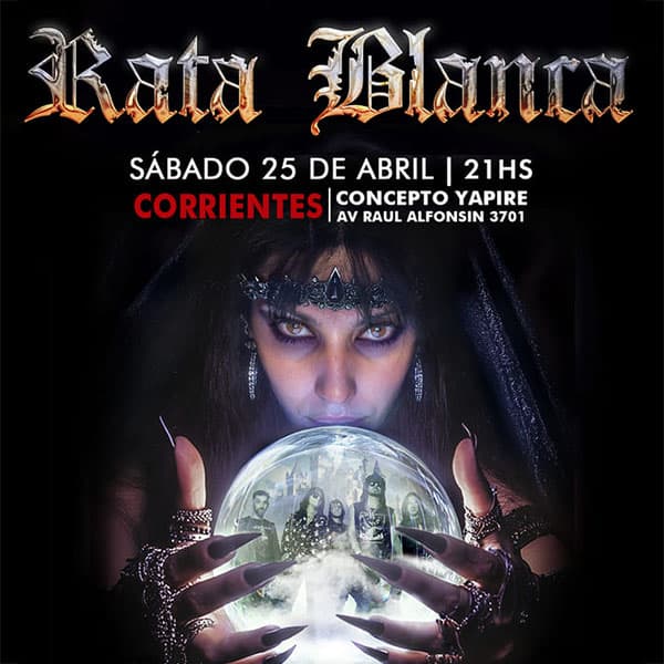 Flyer de Rata Blanca
