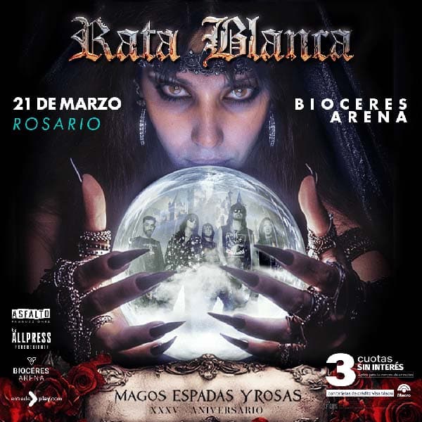 Flyer de Rata Blanca