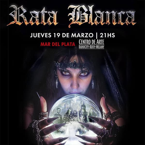 Flyer de Rata Blanca