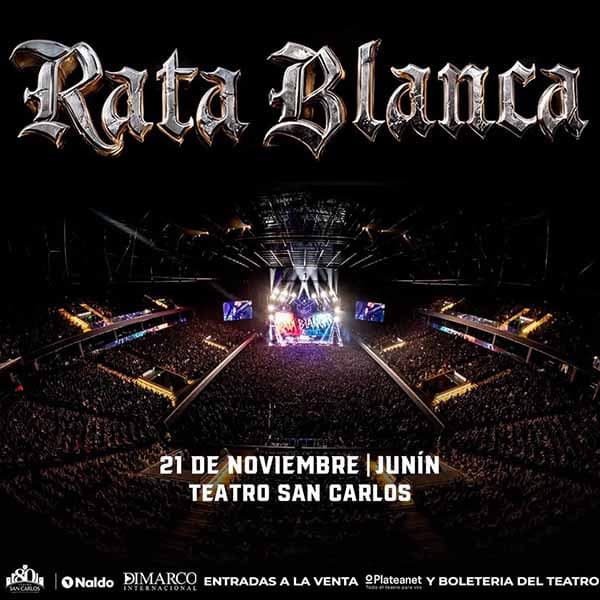 Flyer de Rata Blanca