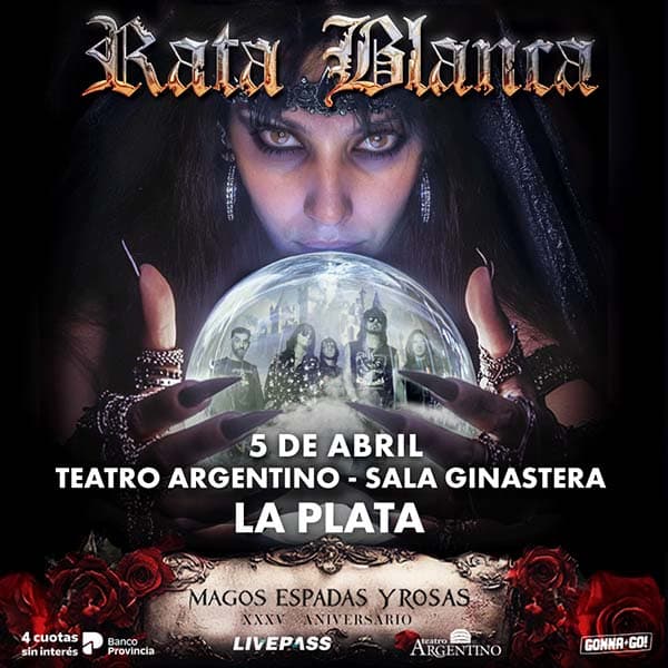 Flyer de Rata Blanca