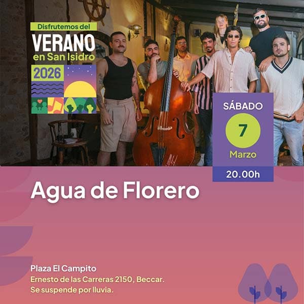 Flyer de Agua de Florero
