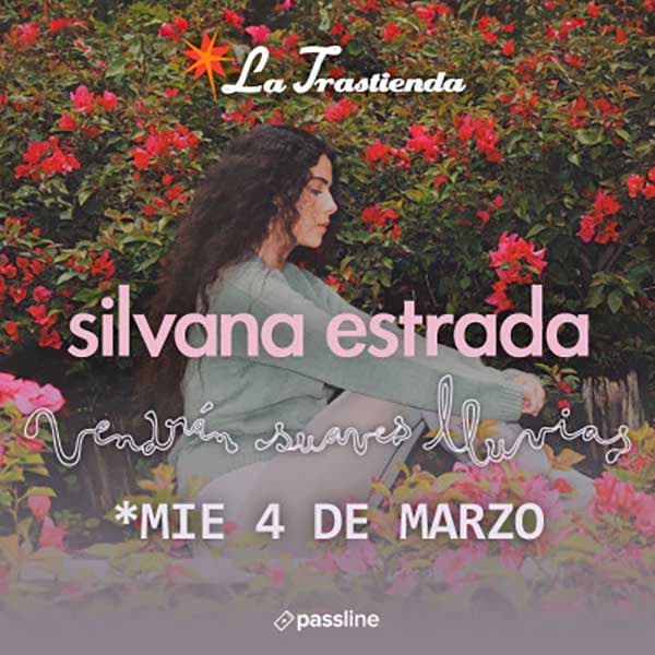 Flyer de Silvana Estrada