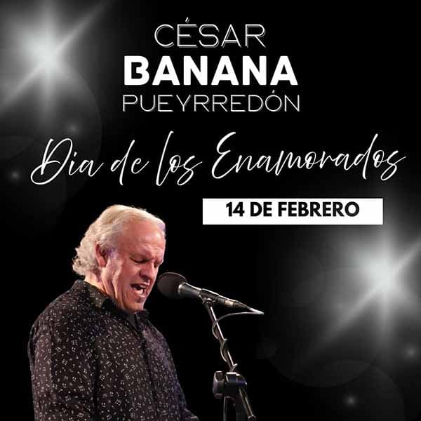 Flyer de César "Banana" Pueyrredón