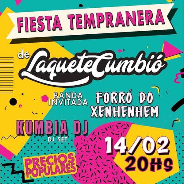 Flyer de LaqueteCumbió