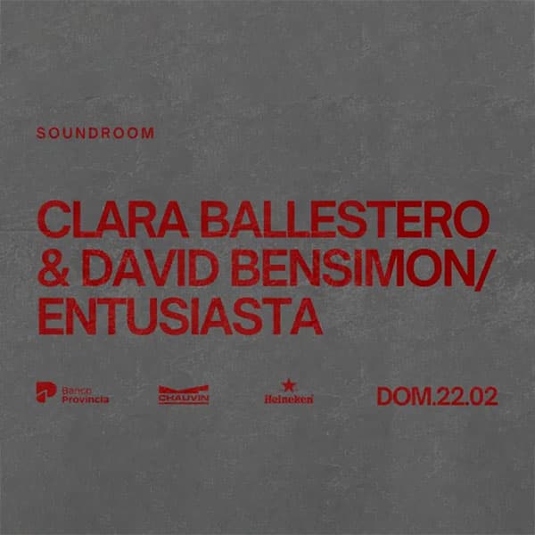 Flyer de Clara Ballestero, David Bensimon