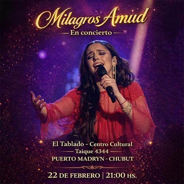 Flyer de Milagros Amud